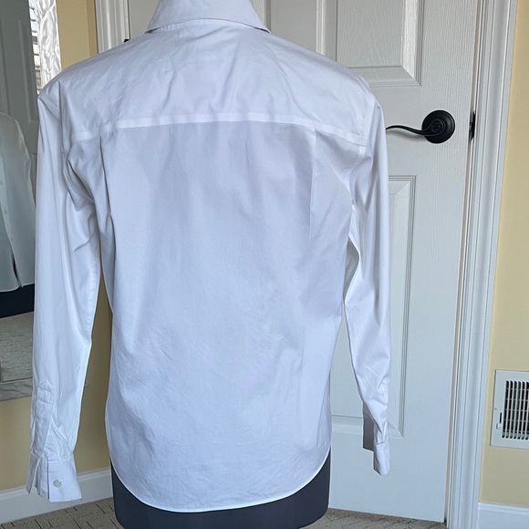 Talbots White Women's Blouse - Picture 3 of 5